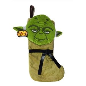 STAR WARS STOCKING YODA 3D HEAD CHRISTMAS Funny Novelty Gift NWT